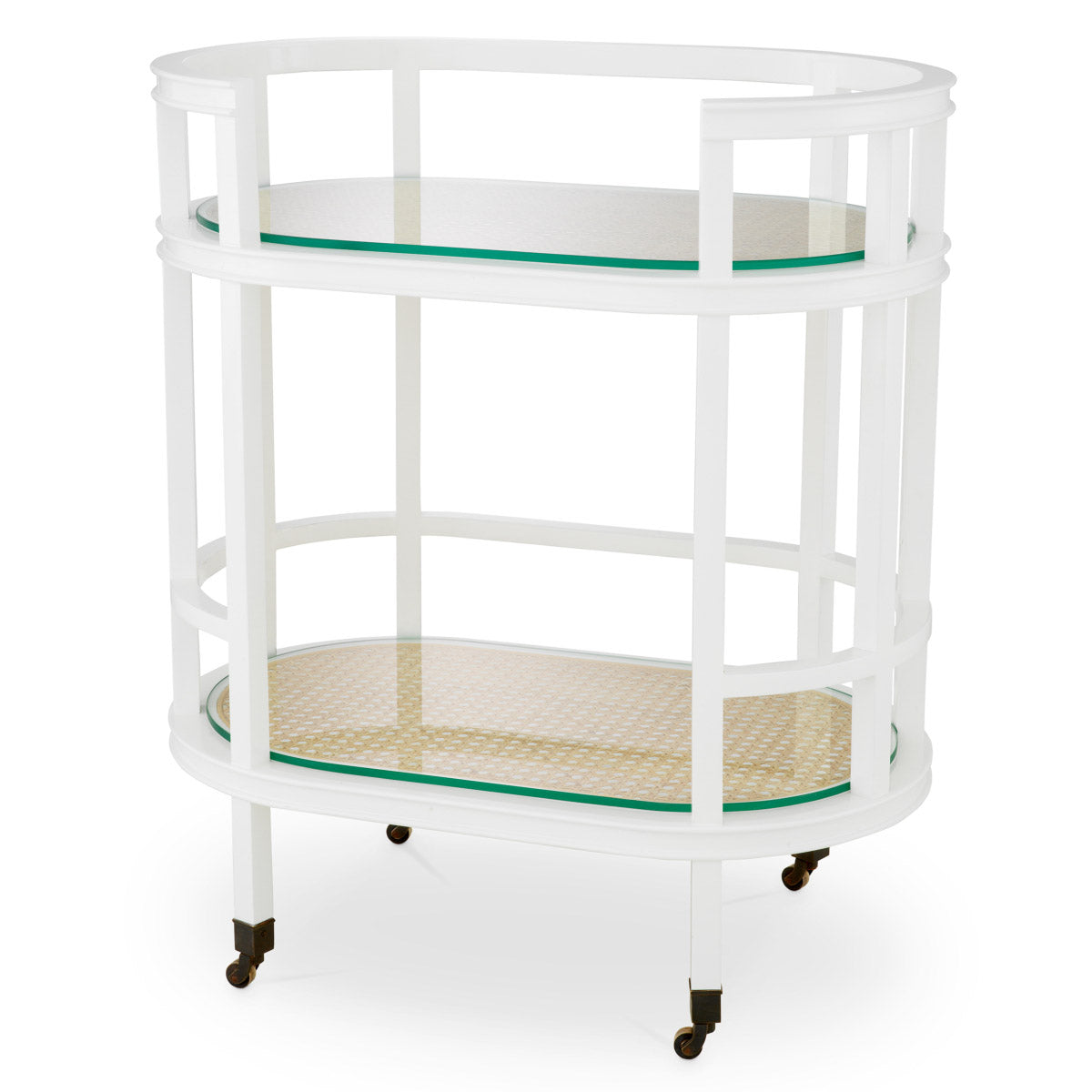 Eichholtz Trolley Bahamas Indulge in sophistication with the Trolley Bahamas, featuring a sleek piano white finish and elegant