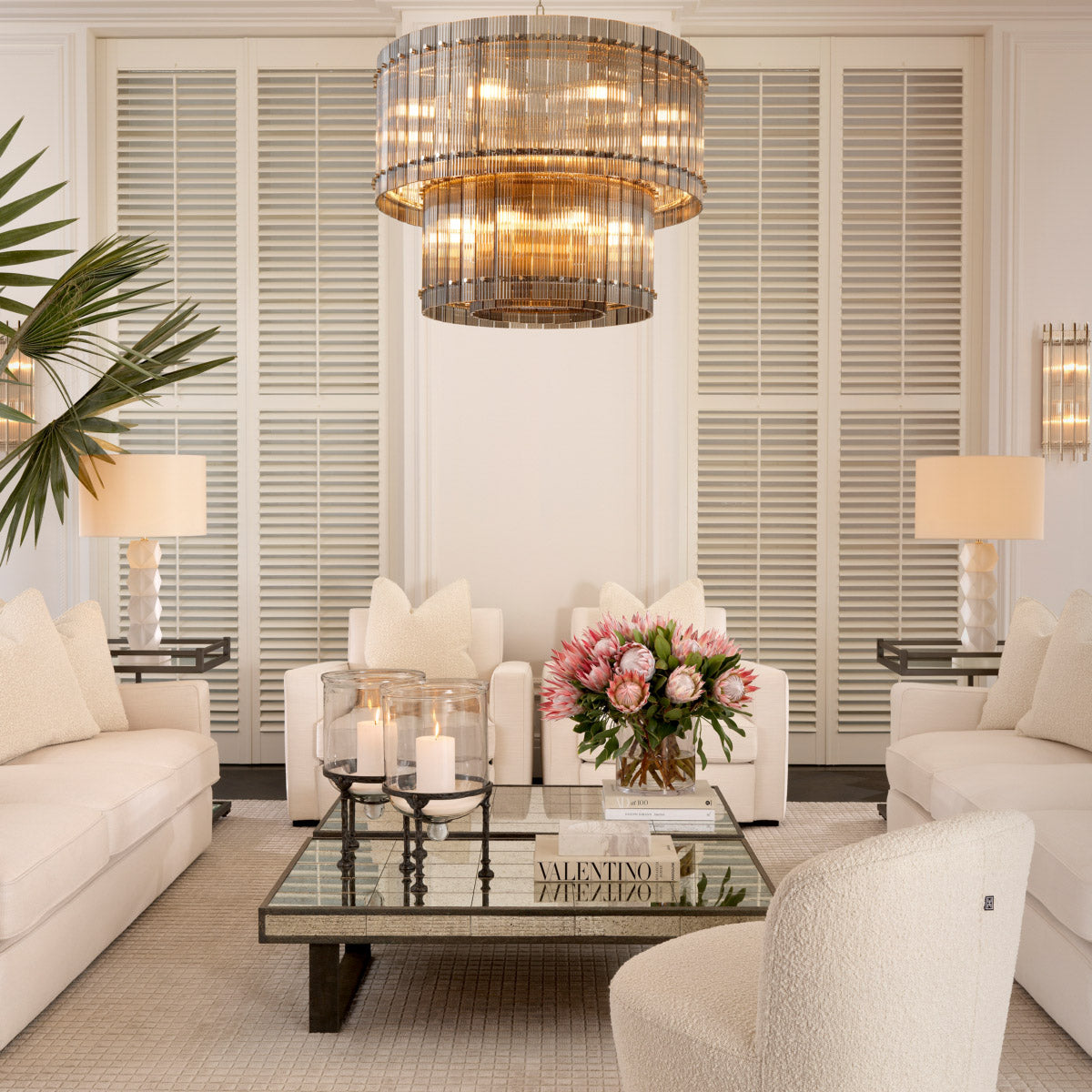 Eichholtz Trolley Beverly Hills a handle and castors for a chic bar cart look, this stunning side table comprises