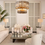 Eichholtz Trolley Beverly Hills a handle and castors for a chic bar cart look, this stunning side table comprises