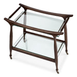 Eichholtz Trolley Manzo utility. Artisan craftsmanship shines in its wooden frame, ensuring that this trolley is not just