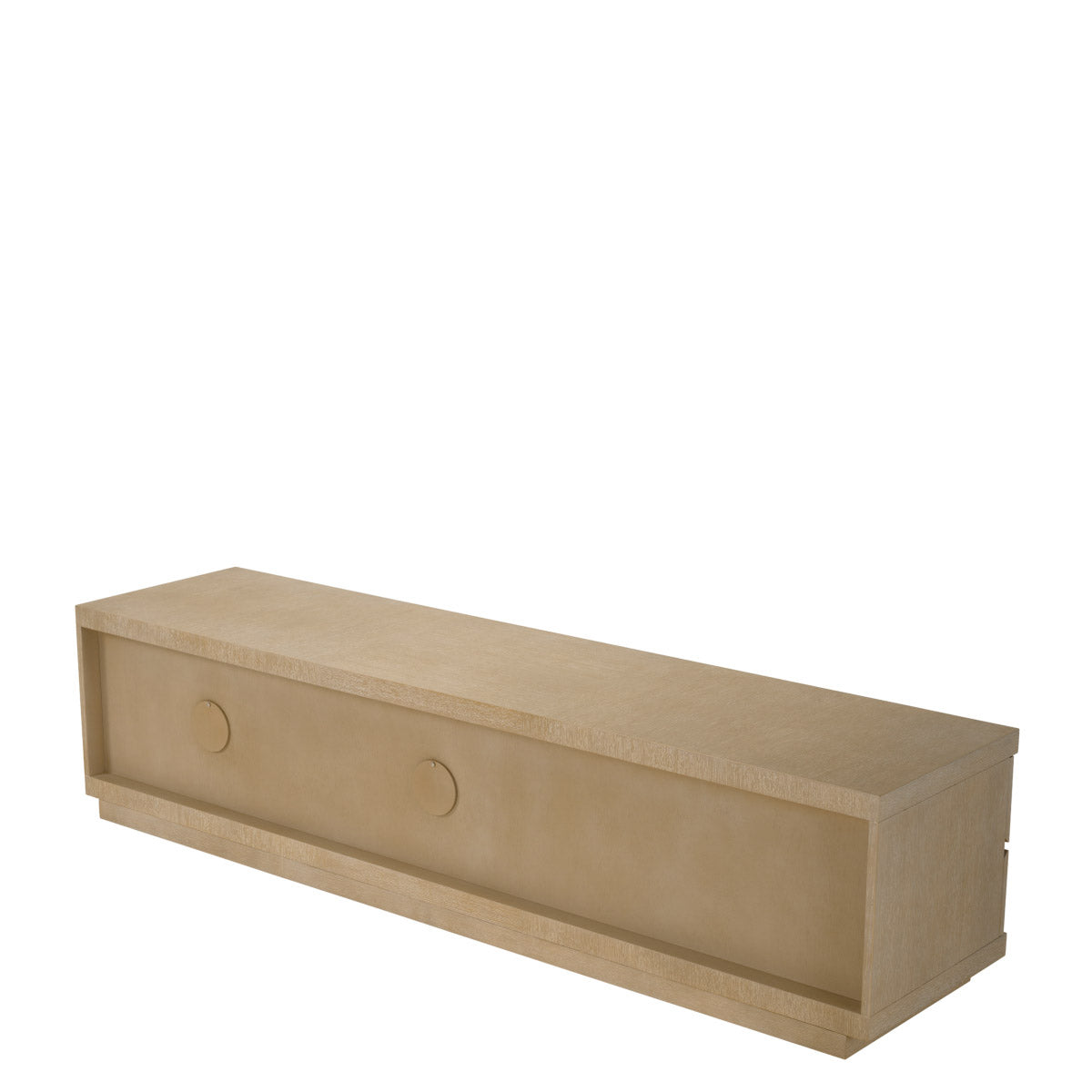 Eichholtz TV Cabinet Crosby interior. Dimensions W 86.5" D 20.5" H 21.0" Expertly made for enduring style and everyday