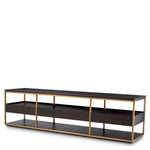 Eichholtz TV Cabinet Parker L With a geometric structure and a straight silhouette, the large Parker TV Cabinet is a