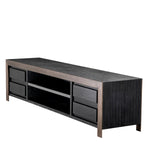 Eichholtz TV Cabinet Talbot with a medium bronze border, this sleek TV stand features a clean-lined design perfect for