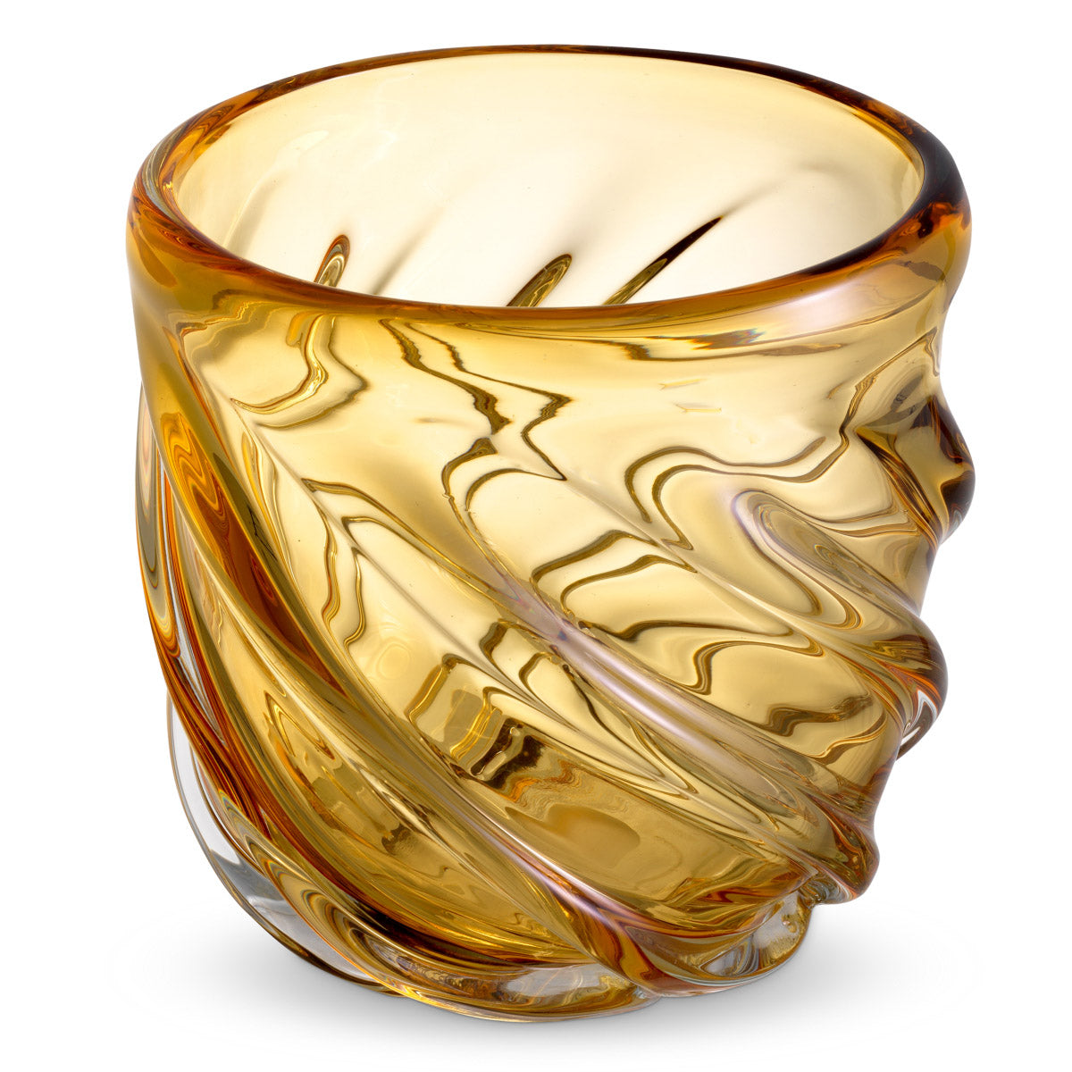 Eichholtz Vase Angelito S pattern. Display as a decorative object with or without flowers to channel modern sophistication into