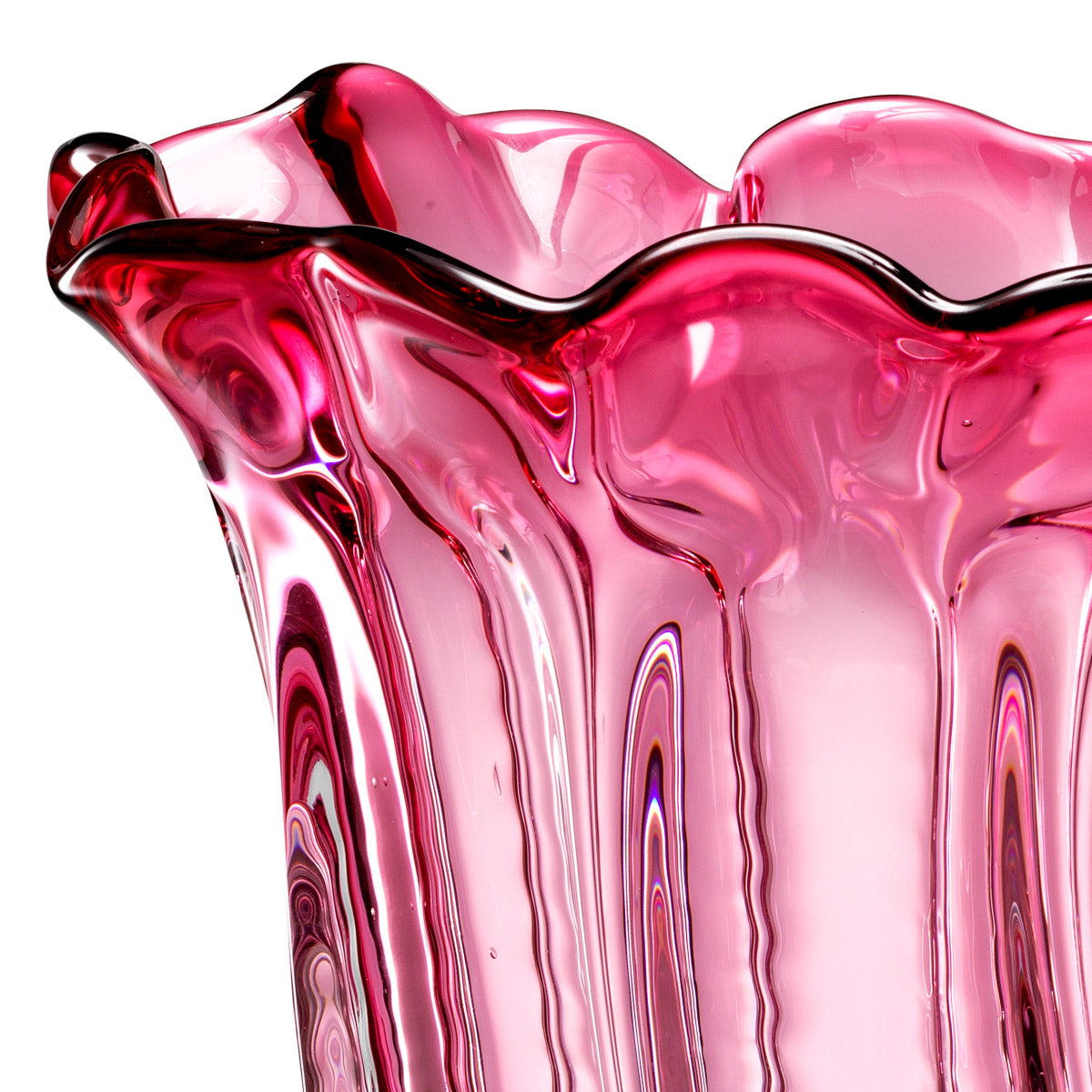 Eichholtz Vase Caliente L With its lovely shape and bright colour this glass flower vase is sure to please