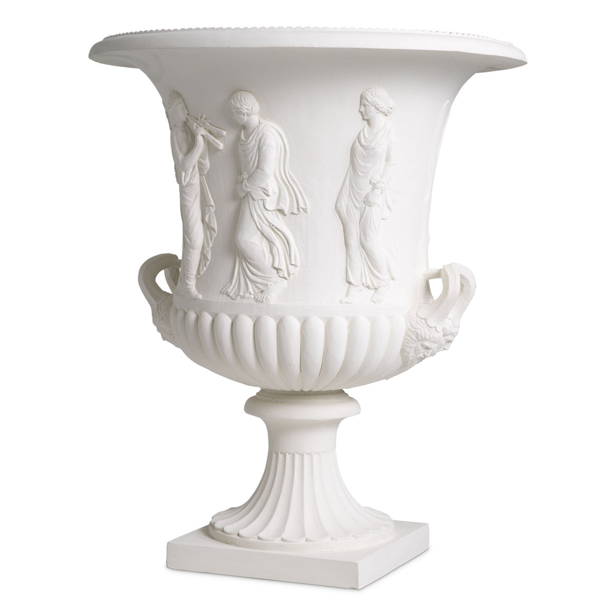 Eichholtz Vase Calyx-krater reliefs. This piece brings the artistry of ancient Greece to your space, encapsulating centuries of