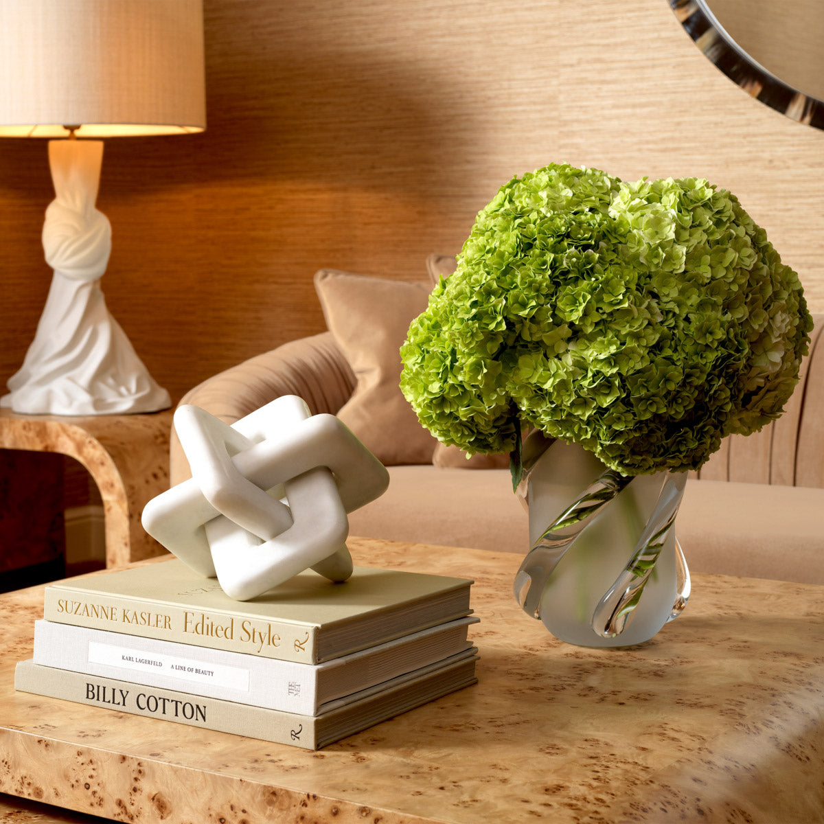 Eichholtz Vase Celestino M creation combines understated sophistication with a contemporary twist, offering a sublime canvas for floral a...