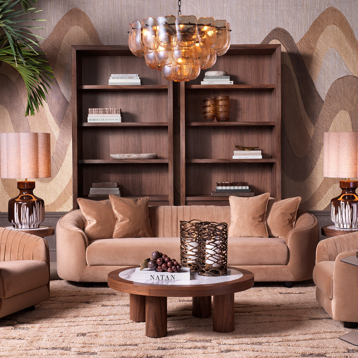 Eichholtz Vase Eliano L Its sculptural form elegantly diffuses light, creating a serene ambiance in any upscale setting. A