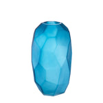 Eichholtz Vase Fly S A surface with geometric planes and a matte finish makes the blue Fly S Vase