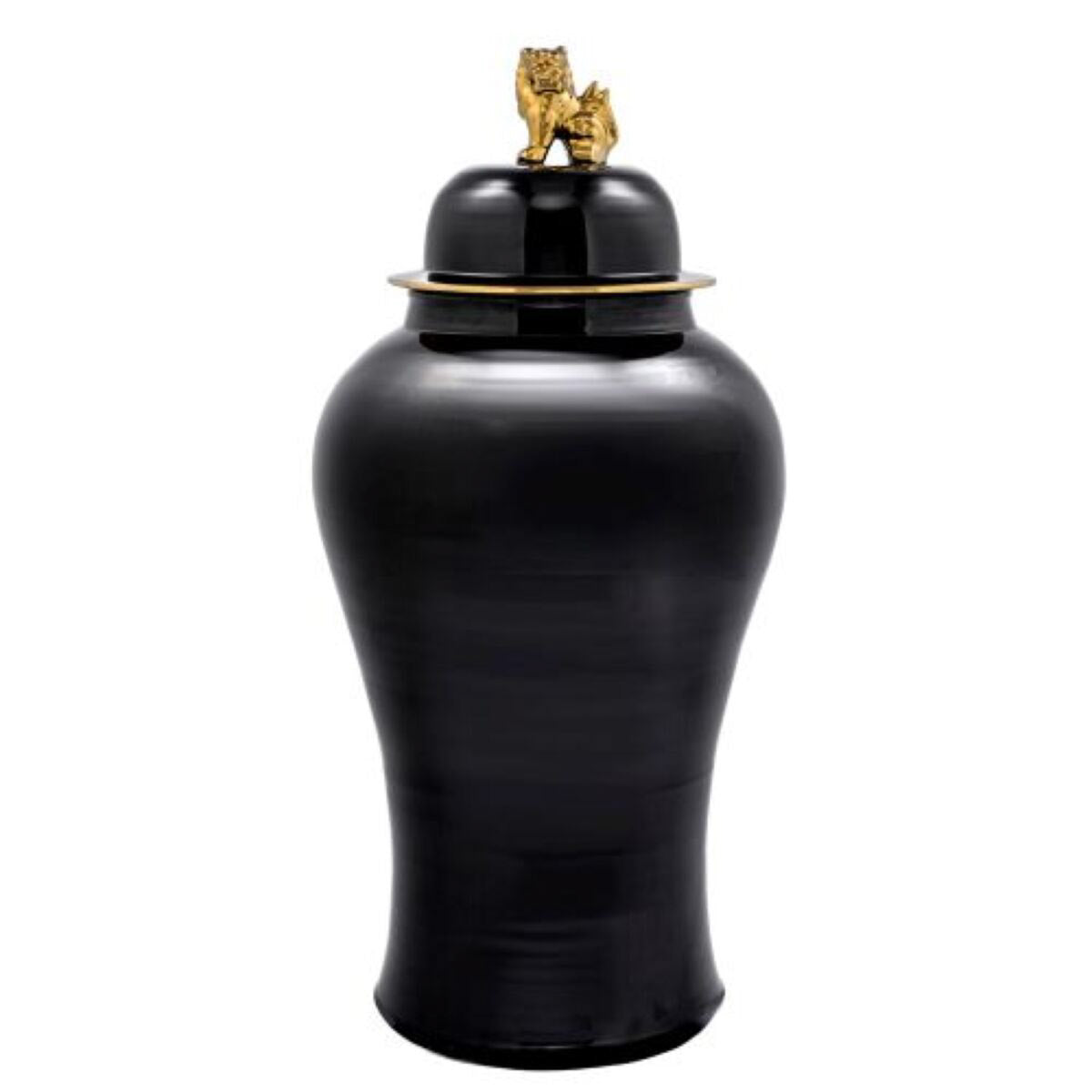 Eichholtz Vase Golden Dragon L The gorgeous Golden Dragon L Vase is inspired by the traditional Asian urn that is