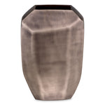 Eichholtz Vase Linos L flowers. The matte nickel finish lends a modern and sophisticated touch, making it a stunning
