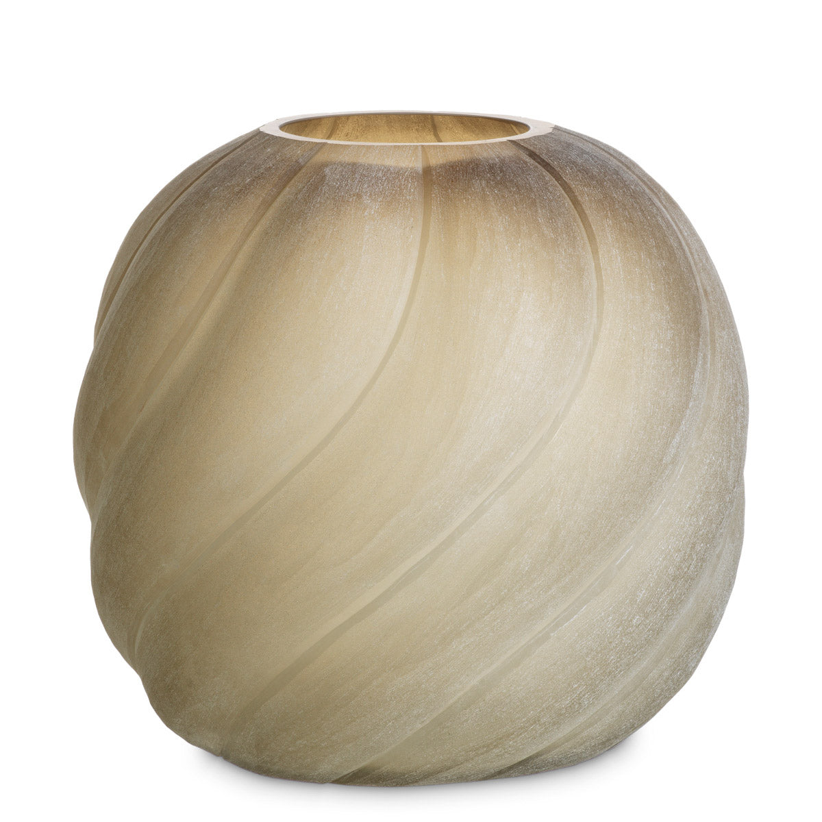 Eichholtz Vase Sicilia S Indulge in the luxurious allure of the Vase Sicilia S, where its frosted white finish