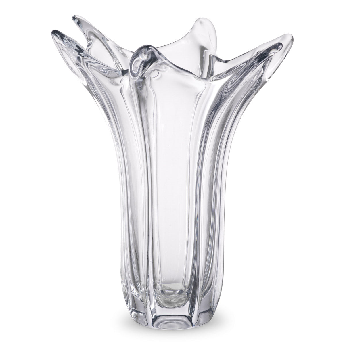 Eichholtz Vase Sutter Discover the Eichholtz Sutter Series, where artisan craftsmanship creates the Vase Sutter clear, a symbol
