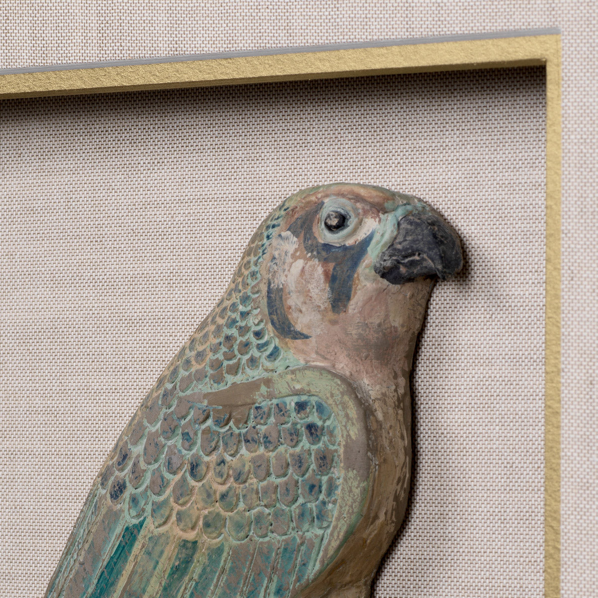 Eichholtz Wall Art Inlay Hermopolis set of 4 Museum of Art in New York. Each inlay features a different image: Shepsi, a solar