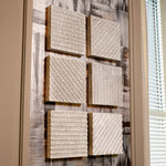 Eichholtz Wall Decoration Division straight technique with a crackled white finish. Featuring straight lines, this wall element is meticu...