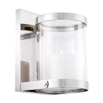 Eichholtz Wall Hurricane Dominic of this lovely light source feature a nifty nickel finish. Combine with a faux pillar