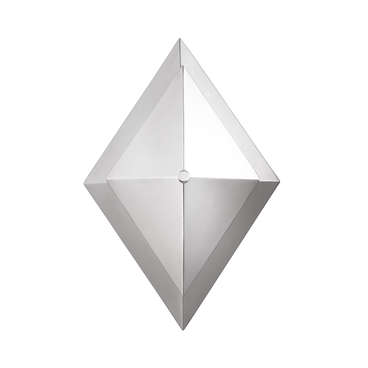 Eichholtz Wall Lamp Augusta bulbs are cleverly hidden between two alternating layers of nickel finished steel, adding inspiring appeal