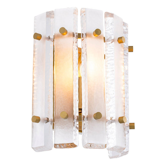 Eichholtz Wall Lamp Blason Single Illuminate your interior stylishly with the single Blason Wall Lamp. Mounted on a semi-circular antique