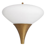Eichholtz Wall Lamp Duco shines a light in your space. Provided with an antique brass finish, the fixture features