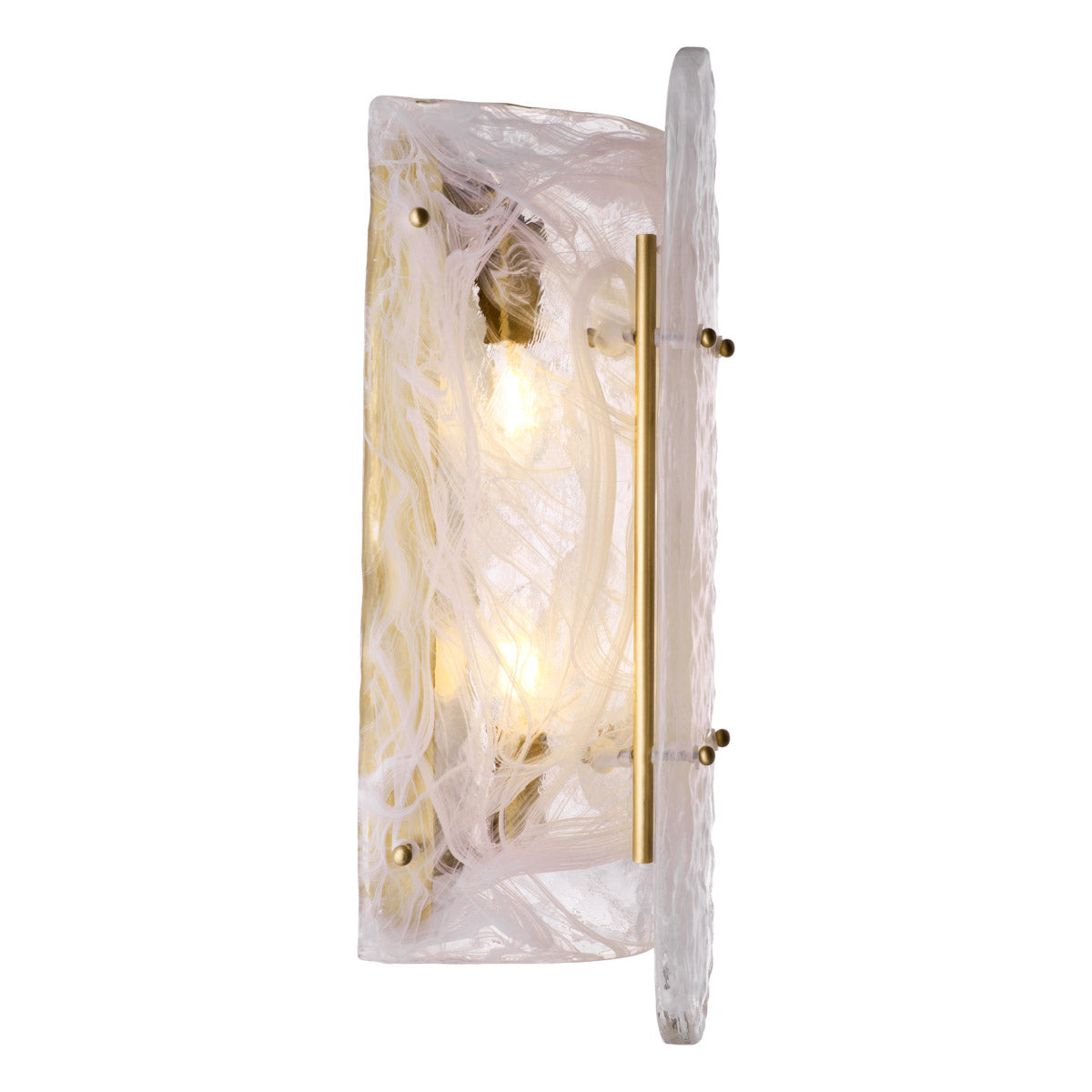 Eichholtz Wall Lamp Ginnis elevated materials for a statement in any luxury interior. Dimensions W 7.0" D 6.0" H