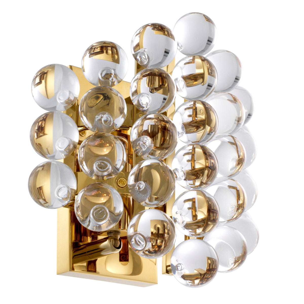 Eichholtz Wall Lamp Mylo pairs refined design with elevated materials for a statement in any luxury interior. Dimensions W