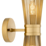 Eichholtz Wall Lamp Romeo Double interior. Dimensions W 4.5" D 7.5" H 18.5" Expertly made for enduring style and everyday