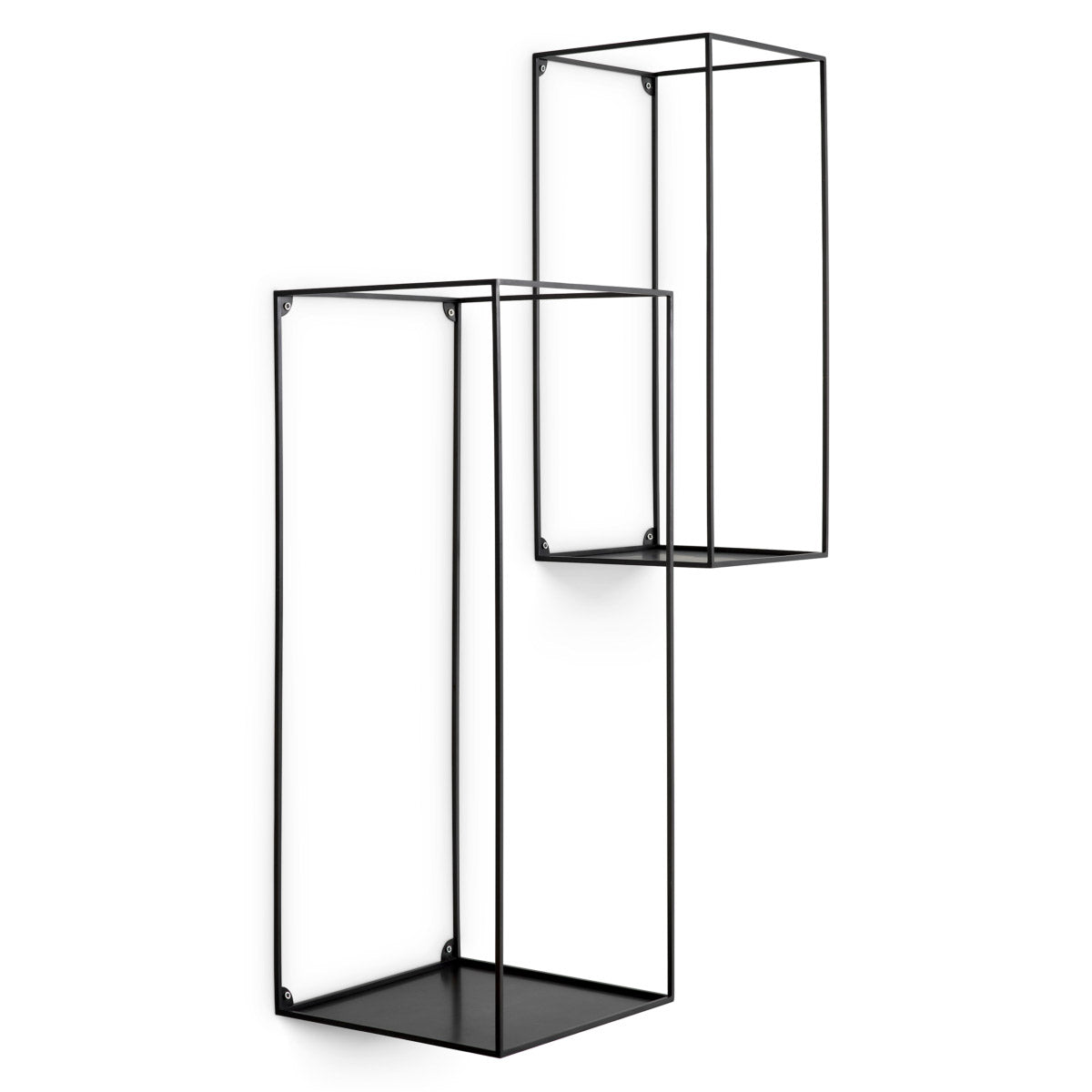 Eichholtz Wall Rack Deco rectangular set of 2 Be on trend with this simple set of 2 Deco Wall Racks. Celebrating the Industrial