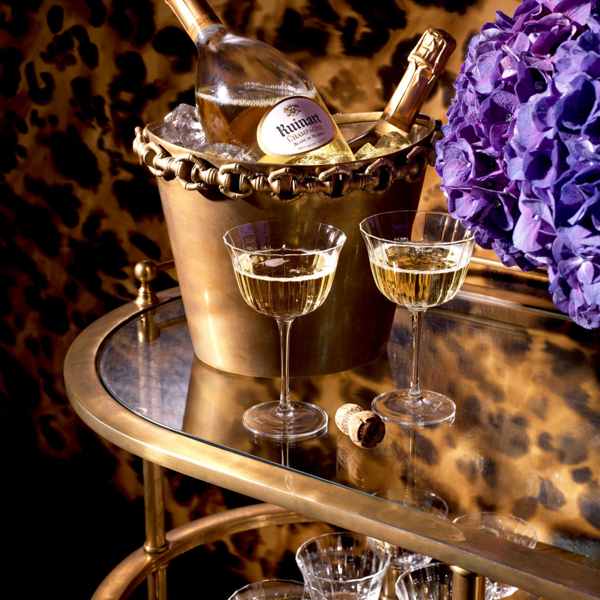 Eichholtz Wine Cooler Clementine finish, this iconic piece adds a touch of luxury to your living space. The detailed